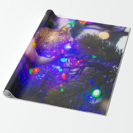 Papel De Presente Decoração da Luz da Árvore de Natal