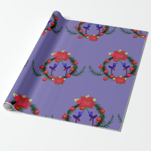 Papel De Presente Decoração de férias da bailarina