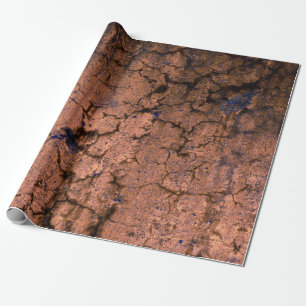Papel De Presente Decoupage Rustic Vintage de Textura Marrom Grunge