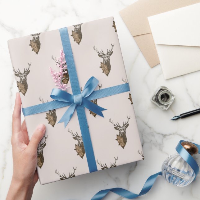 Papel De Presente Deer (Presentear)