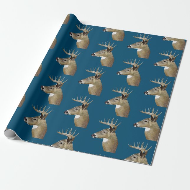 Papel De Presente Deer (Desenrolado)