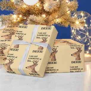Papel De Presente Deer Antler Funny