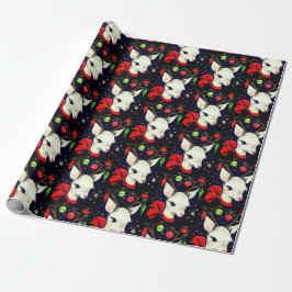 Papel De Presente Deer Pattern - Presente de Natal Retroativo