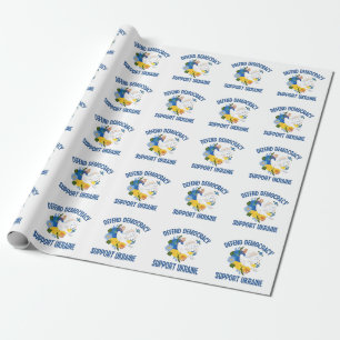 Papel De Presente Defenda o apoio à democracia na Ucrânia americano