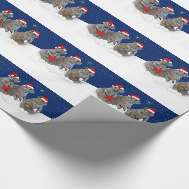 Papel De Presente Deixais lhe para nevar papel de envolvimento do (Ponta)