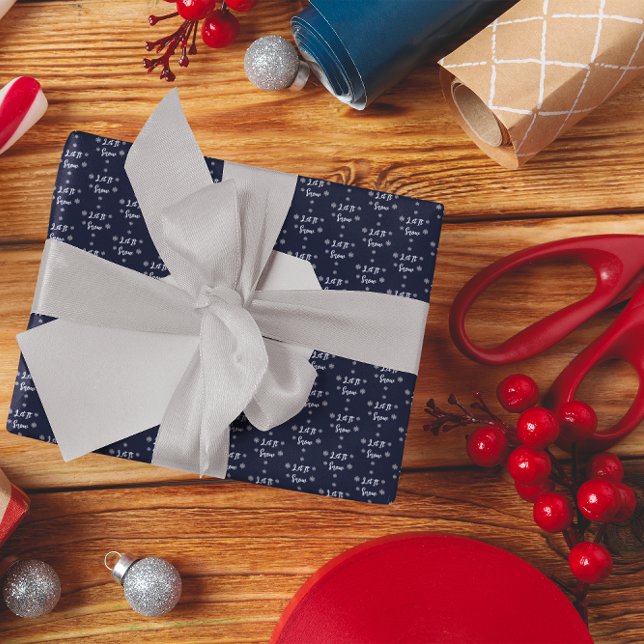 Papel De Presente Deixar Neve Flocos de Neve (Criador carregado)