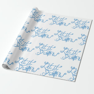 Papel De Presente Deixe nevar