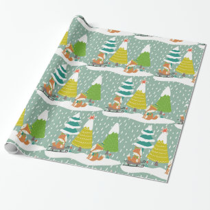 Papel De Presente Deixe-o nevar