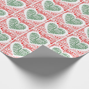 Papel De Presente Deixe-o nevar o Livro Verde do Natal