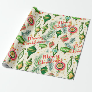 Papel De Presente Delito de Ornamento Retroativo