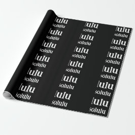 Papel De Presente #Delulu é o Negro e Branco do Solulu