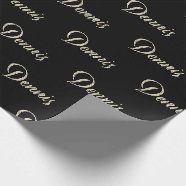 Papel De Presente Dennis Vorname Name edles Geschenkpapier Papier (Ponta)