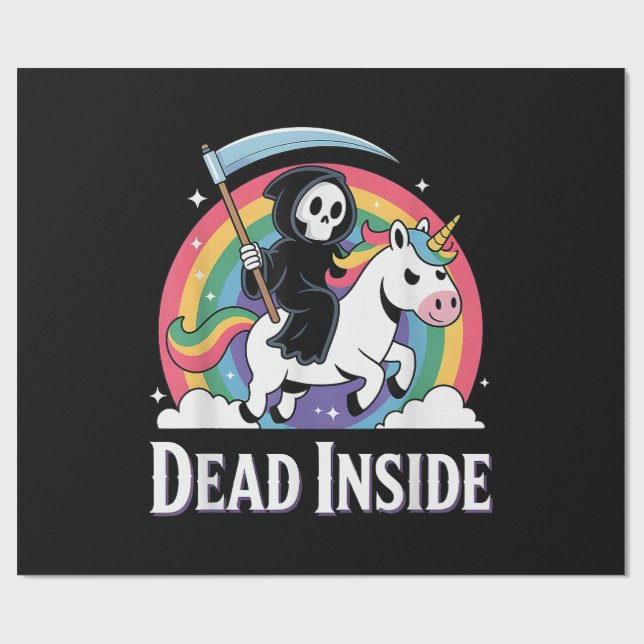 Papel De Presente Dentro morto (Aberto)