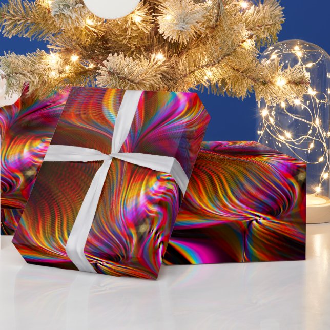 Papel De Presente Depois da chuva, rodopia belos Abstrato (Feriados)