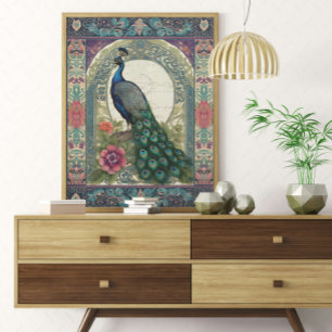 Papel De Presente Desacoplamento Ephemera Floral Roxo-Púrpura Pêsseg