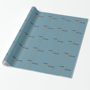 Papel De Presente Desça para o rio