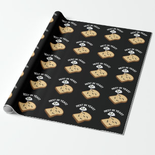 Papel De Presente Descansa Em Levedura Piadas Engraçadas De Pão Fund