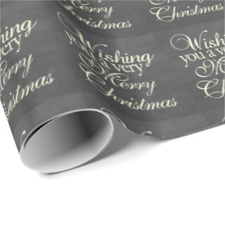 Papel De Presente Desejo-lhe um Natal muito feliz!