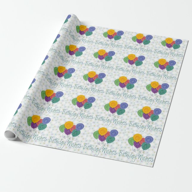 Papel De Presente Desejos de aniversário do BaOnS (Desenrolado)
