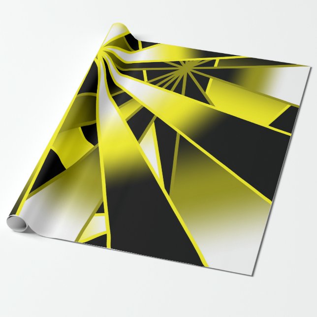 Papel De Presente Desenho da Perspectiva de Preenchimento de Cor do  (Desenrolado)