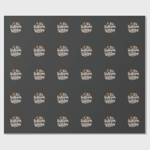 Papel De Presente Desenho de Citação de Bruxa Fofa de Bruxas de Hall