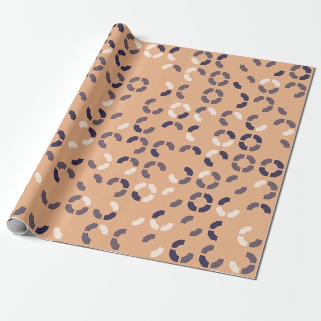 Papel De Presente desenho de padrões geométricos abstrato, arte, tra (Desenrolado)