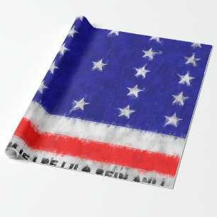 Papel De Presente Desenho De Pintura De Óleo De Atoll Bikini