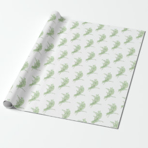 Papel De Presente Desenho de Tomilho