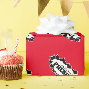 Papel De Presente Desenho engraçado de buraco rasgado personalizado