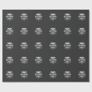 Papel De Presente Desenho Vetorial de Teia de Aranha de Morcego da N