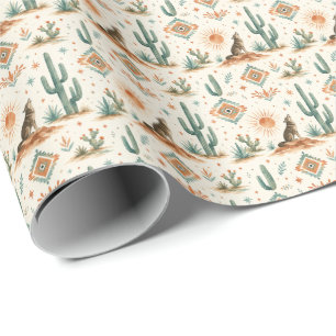 Papel de Presente Deserto do Coyote do Sudoeste