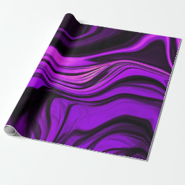 Papel De Presente Design Abstrato Roxo