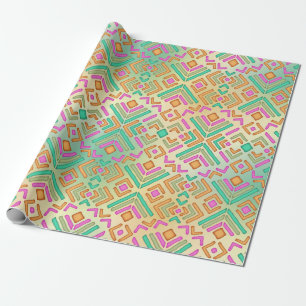 Papel De Presente Design abstrato vibrante