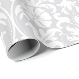 Papel De Presente Design branco floral bonito do casamento tema