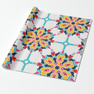 Papel De Presente Design Colorida Turca Invisível