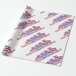 Papel De Presente Design colorido do dia de Bastille