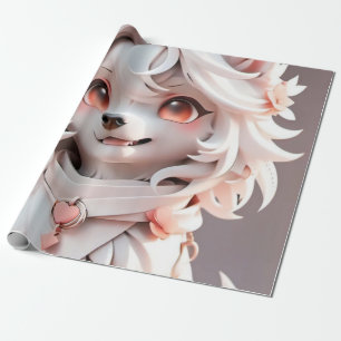 Papel De Presente Design cor-de-rosa para crianças presentes de aniv