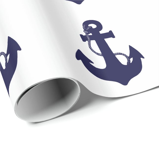 Papel De Presente Design da âncora (Ponta do rolo)