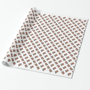 Papel De Presente Design de Anjo Natal 1 - Feliz Natal