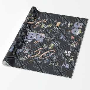 Papel De Presente Design de bandeira da União Negra