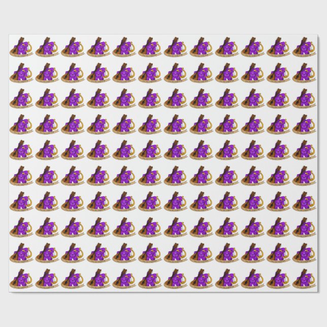 Papel De Presente Design de Bard Dice (Aberto)