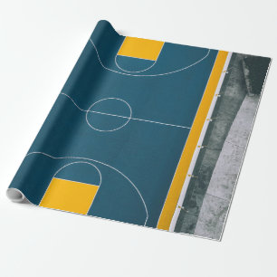 Papel De Presente Design de basquete incrível