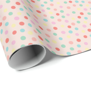 Papel De Presente Design de bolinhas de espalhadas moderna