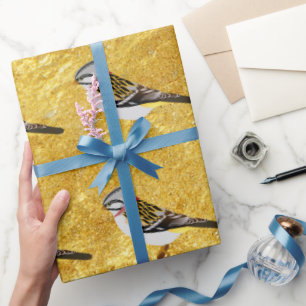 Papel De Presente Design de cartografia amarelo e castanho