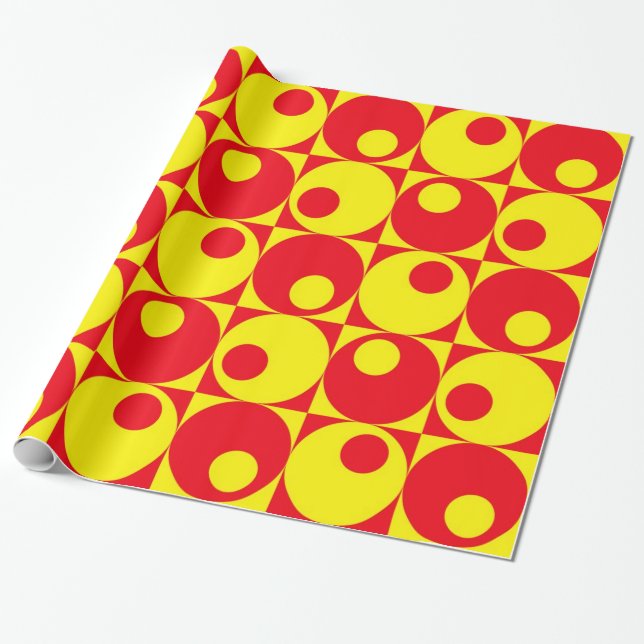 Papel De Presente Design de estilo retrorreflector (Desenrolado)