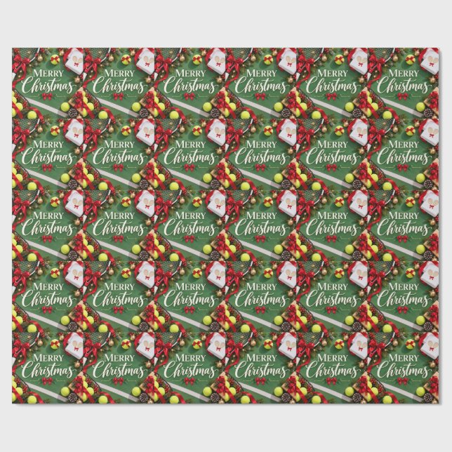 Papel De Presente Design de Férias de Natal de Tênis (Aberto)
