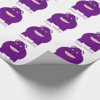 Design de Hipopótamo de Aniversário