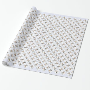 Papel De Presente Design de História de Pembroke Welsh Corg
