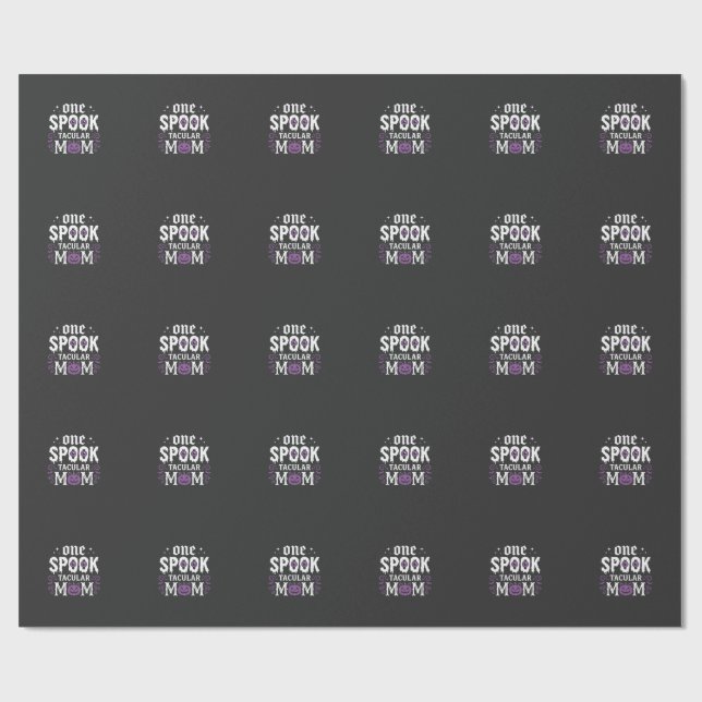 Papel De Presente Design de Mãe Espetacular de Halloween_1 (Aberto)