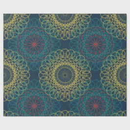 Papel De Presente Design de mandala geométrica antiga